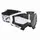 MASQUE/LUNETTES CROSS ADX MX NOIR/BLANC ECRAN TRANSPARENT ANTI-RAYURES (HOMOLOGUE EN1938) (+ LIVRE AVEC ECRAN MIROIR)