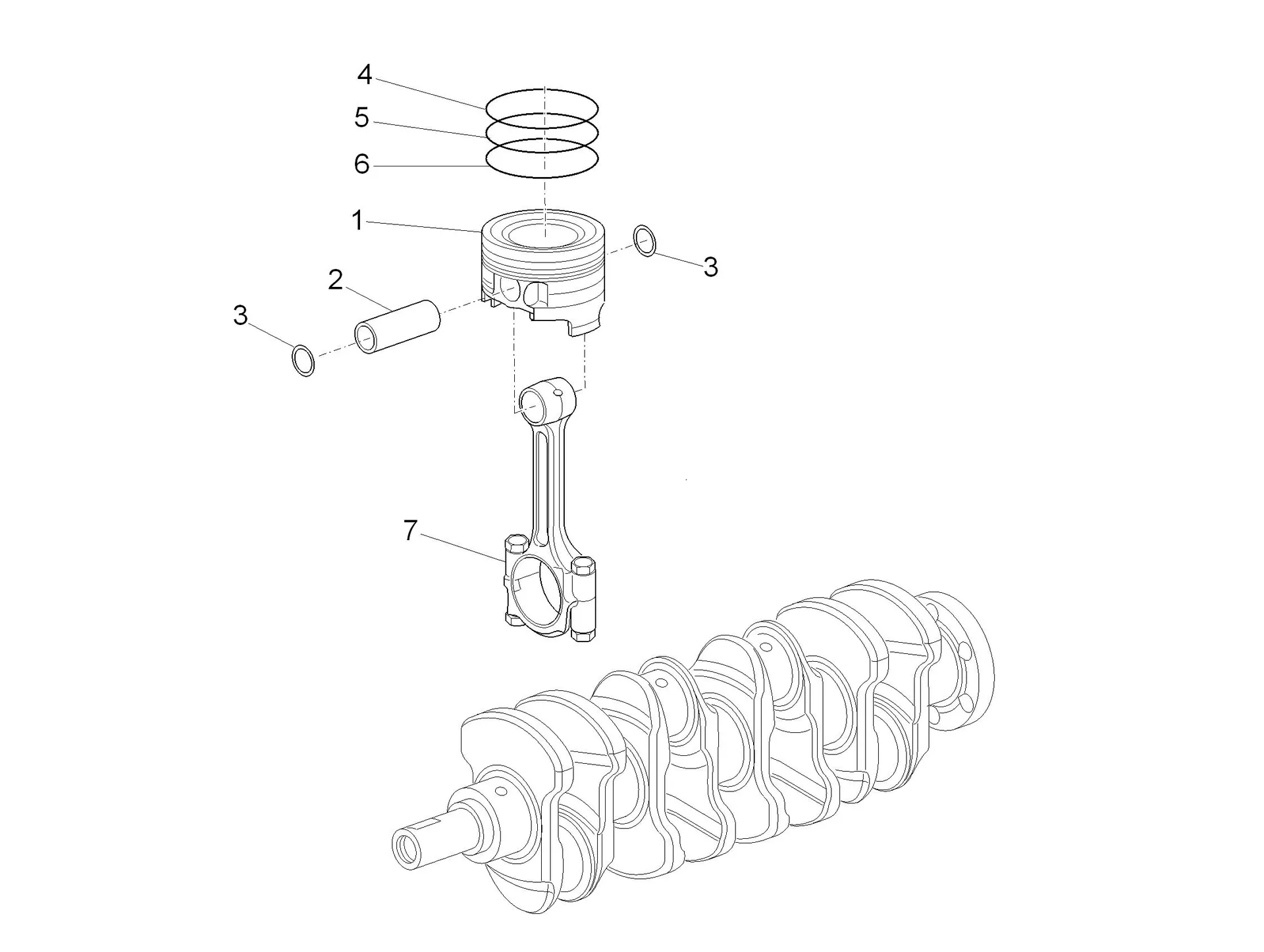 Groupe piston 