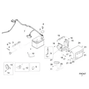 Relais - Batterie - Avertisseur sonore