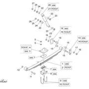 Suspension arrière - Amortisseur/s
