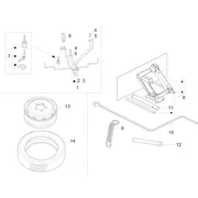 Roue de secours - Trousse à outils