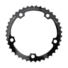 PLATEAU ROUTE 5BRA D.130 TA ALIZE TRIPLE 40DTS MILIEU NOIR ALU 7075 TYPE SHIMANO 8/9/10V.