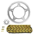 KIT CHAINE ADAPTABLE APRILIA 50 RX RACING 2002>2006, RX 2002>2005 420 11x51 (DIAM COURONNE 105/120/8.5) (DEMULTIPLICATION ORIGINE) -AFAM