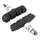 BRAKE SHOE HOLDER MTB V-BRAKE TO SCREW NEWTON 55 mm BLACK (1 PAIR)