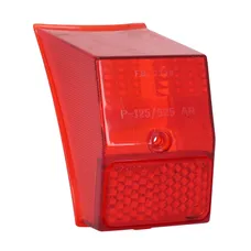 CABOCHON FEU ARRIERE CYCLO ADAPTABLE PEUGEOT 102, 103, GT10 ROUGE -SELECTION P2R