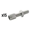 VIS CREUSE TENDEUR DE CABLE VELO M5 LAITON (VENDU PAR 15) -ELVEDES