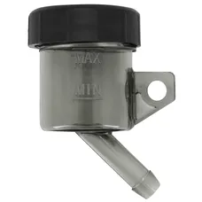 RESERVOIR/TANK OF BRAKE MASTER CYLINDER UNIVERSAL ROUND DIAMETER 38 mm SMOKE (OUTLET ON THE SIDE) -P2R