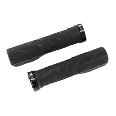 GRIP CITY HERRMANS SHARK LOCK FIN ERGONOMIQUE BLACK L130MM SERRAGE CLAMP WHITE (PAIR CARDED)