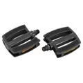 PEDAL CITY MARWI BLACK RESIN WITH INSERTS SUPER GRIP 9/16" (PAIR CARDED)