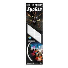 AUTOCOLLANT/STICKER REFLECTIVE FOR SPOKE OF BICYCLE WHITE (SET OF 30) -REFLECTIVE BERLIN
