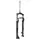 MTB FORK/FAT BIKE 26" BLACK TAPERED CONIQUE (PIVOT 1"1/8 HAUT AND 1,5" BAS) -COMPATIBLE BRAGA