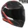 CASQUE INTEGRAL MOTO ADX AI400 EVO NOIR/ROUGE MAT XXL (2XL) (SIMPLE ECRAN) (ECE 22.06)