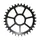 MTB CHAINRING DIRECT MOUNT FOR CANNONDALE AI TA ONE C55 32T COMPATIBLE FSA TA 10/11/12-SPEED BLACK (OFFSET 6 mm)