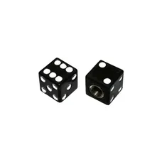 CAP OF VALVE SCOOTER/MOPED REPLAY VS OF BLACK (PAIR)