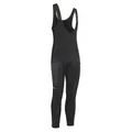 CYCLING SHORTS/COLLANT LONG GIST BIB STRAPS BIB-TIGHS ZERO FOR TEMPERATURE 0- BLACK ZIP AUX CHEVILLES S -5653