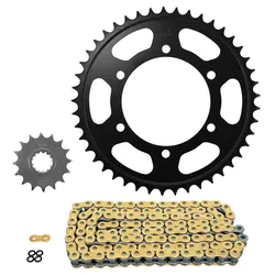 KIT CHAINE ADAPTABLE YAMAHA 700 TRACER 2020>2024 525 16x45 (DIAM COURONNE 110/130/10,25) (DEMULTIPLICATION ORIGINE) -AFAM