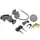 CONTACTEUR A CLE SCOOT ADAPTABLE SCOOT 50 CHINOIS 4T GY6, 139QMB 10 POUCES/BAOTIAN 50 BT49QT 4T 10 POUCES 2006>/PEUGEOT 50 V-CLIC 4T 2010> (AVEC SERRURE DE SELLE + BOUCHON ESSENCE) -QUALITE ECO