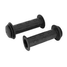 GRIP CITY CHILDREN'S BLACK WITH PROTECTOR CHOC L100MM (PAIR) DIAMETER 22.2