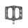 PEDAL MTB PLATEFORME DOWNHILL/BMX SWITCH FREERIDE ALUMINIUM CNC GREY THREAD 9/16 WITH PICOTS (PAIR) 100X90MM