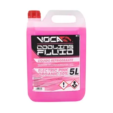 LIQUIDE DE REFROIDISSEMENT VOCA COOLING FLUID POINT CONGELATION -18-C POINT D'EBULLITION +129- (ROSE ELECTRIQUE) (5L)