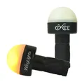 LIGHT FLASHING HANDLEBAR END PLUG BLACK TO PILES CR2032 (PAIR)
