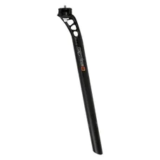TIGE DE SELLE ROUTE/VTT ERGOTEC HOOK EVOLUTION ALUMINIUM NOIR DIAM 27.2 MM L 400 MM RECUL 15 mm (HOMOLOGUE NIVEAU 6)