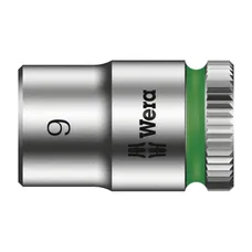 SOCKET/BUSH WERA 8790 HMA ZYKLOP 1/4 DIAMETER 9 mm (SOLD INDIVIDUALLY) -BRAND GERMAN FOR THE WORKSHOPS