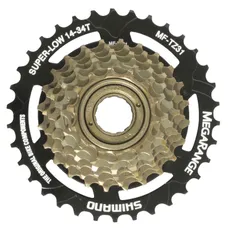 FREEWHEEL 7-SPEED SHIMANO TZ-500 14-34 MEGARANGE BRONZE/BLACK