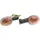 CLIGNOTANT SCOOT ADAPTABLE MBK 50 BOOSTER 2004>/YAMAHA 50 BWS 2004> AR TRANSPARENT/CARBONE (HOMOLOGUE CE) (PAIRE) -REPLAY