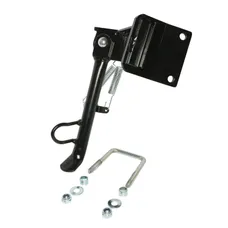 ADAPTABLE STAND SCOOTER SIDE MBK 50 OVETTO 2-STROKE AND 4-STROKE 2008>/YAMAHA 50 NEOS 2-STROKE AND 4-STROKE 2008> BLACK -P2R SELECTION