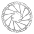 BRAKE DISC ROAD/MTB 6 HOLES CLARKS 180 mm SILVER (WORKSHOP FITTING)