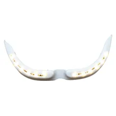 MASQUE DE PHARE 50 A BOITE MTKT POUR DERBI 50 SENDA BLANC AVEC LEDS BLANCHES (OFFRE LIMITEE)