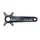 MTB CRANKSET SHIMANO 12-SPEED SLX M7120 BLACK 175 mm 36-26 BOOST INTEGRATED