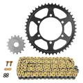 KIT CHAINE ADAPTABLE TRIUMPH 765 STREET TRIPLE 2017>2022 525 16x46 (DIAM COURONNE 106/125/10.5) (DEMULTIPLICATION ORIGINE) -AFAM