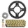 KIT CHAINE ADAPTABLE YAMAHA 125 YBR 2006>2016 428 14x45 (DIAM COURONNE 64/80/8.5) (DEMULTIPLICATION ORIGINE) -JT SPROCKETS