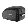 BAG REAR BICYCLE TRUNKBAG IBERA COMMUTER BAG MIK BLACK 15L MOUNTING KIT CARRIER SYSTEM MIK (37.5X26X25CM)