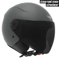 CASQUE JET SCOOT ADX AJ020 GRIS MAT S (SIMPLE ECRAN) (ECE 22.06)
