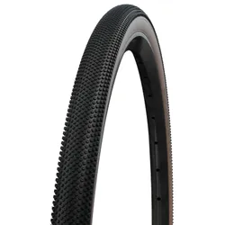 GRAVEL TYRE 700 X 45 SCHWALBE G-ONE ALLROUND BLACK/SIDEWALL BRONZE REINFORCEMENT RACE GUARD TUBELESS READY TS (45-622) COMPATIBLE E-BIKE