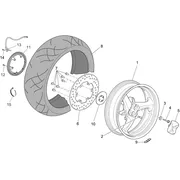 Roue arrière
