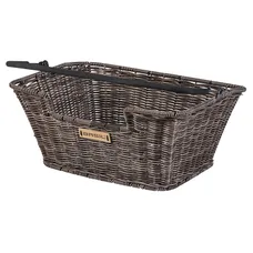 FRONT BASKET/REAR OSIER SYNTHETIQUE BASIL CAPRI FLEX BROWN (31X22X13.5 cm)
