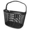 FRONT BASKET PLASTIC KLICKFIX LAMELLO 18L BLACK (39X28X28CM) - SOLD WITHOUT MOUNTING KIT