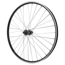 MTB WHEEL BRAKE SHOE LOCKING 26" M670 COMBO PLUS REAR BLACK HUB SHIMANO QC300 10/9/8-SPEED COMPATIBLE 11/10/9-SPEED RIM 21C 32 SPOKES -WEIGHT MAX 150 kg