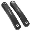 MANIVELLE DROITE + GAUCHE VAE / E-BIKE LONGUEUR 165mm ALU NOIR MINI ISIS POUR MOTEUR BOSCH GEN 3 (PAIRE)