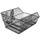 REAR BASKET STEEL NID ABEILLE BASIL CENTO FLOWER BLACK (47 X 31 X 21 cm)