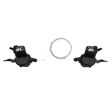 MANETTE ROUTE / GRAVEL P2R POUR CINTRE PLAT 8V. PUSH-PULL COMPATIBLE SHIMANO TRIPLE (PAIRE)