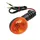 CLIGNOTANT 50 A BOITE ADAPTABLE PEUGEOT 50 XR6, XPS 2003>2007 ORANGE/NOIR AV GAUCHE OU AR DROIT -HOMOLOGUE CE- (756897) -SELECTION P2R