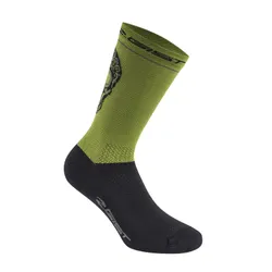 SOCKS/ANKLE SOCKS SUMMER GIST CRANE/SKULL GREEN MILITAIRE 44/47 - HEIGHT 18 cm (PAIR) -5860