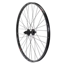 MTB WHEEL DISC 29" KLIXX BOOST TUBELESS READY REAR BLACK HUB CENTERLOCK SHIMANO MT510 12-SPEED MICROSPLINE THRU AXLE 12/148 - RIM 23C 32 SPOKES ALL MOUNTAIN