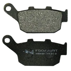 PLAQUETTE DE FREIN NEWFREN POUR HONDA 500 CB F 2013> AR, CMX REBEL 2017> AR, 650 CBR R 2019> AR / KAWASAKI 900 Z 2017> AR / SUZUKI 650 SFV GLADIUS 2009>2016 AR (FD0470BT) (TOURING ORGANIQUE)