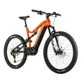 ELECTRIC BICYCLE/E-BIKE MTB 29 LEADER FOX ARGUS ALL SUSPENSION MEN'S ORANGE MATTE 12-SPEED MID-DRIVE MOTOR PANASONIC GX ULTIMATE 36-SPEED 90NM BATTERY 20AH (FRAME 21,5''- H55CM - XL - FOR ADULT OF 185 cm TO PLUS)